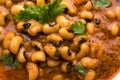 Black Eyed Kidney Beans Curry or Chawli chi usal served in a bowl, selective focus Royalty Free Stock Photo