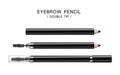 Black eyeliner pencils