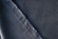 Black fabric cloth texture for background and design art work Royalty Free Stock Photo