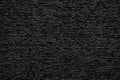 Black fabric texture background. Detail of canvas textile material Royalty Free Stock Photo