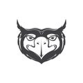 Black face eagle vintage logo design vector graphic symbol icon sign illustration creative idea Royalty Free Stock Photo