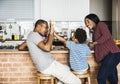 Black family spending time together Royalty Free Stock Photo