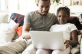 Black family spending time together Royalty Free Stock Photo