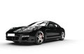 Black Fast Car - Studio Shot Royalty Free Stock Photo