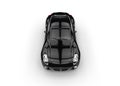 Black Fast Car - Top View Royalty Free Stock Photo