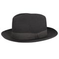 Black Fedora Hat isolated on white background Royalty Free Stock Photo