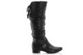 Black female boot Royalty Free Stock Photo
