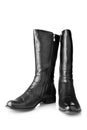 Black female boots Royalty Free Stock Photo