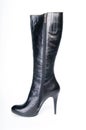 Black female boots Royalty Free Stock Photo