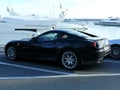 Black Ferrari coupe in Puerto Banus