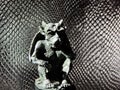 Black gargoyle figurine