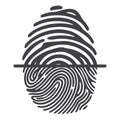 Black fingerprint system