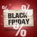 Black Firday Sale Wood Sign