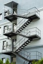 fire escape on a building Royalty Free Stock Photo