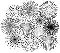 Black fireworks