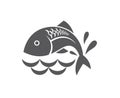 Black fish icon