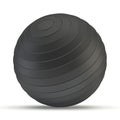 Black fitness ball 3D