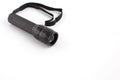 Black flashlight Royalty Free Stock Photo