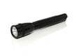 Black flashlight on white with clipping path Royalty Free Stock Photo