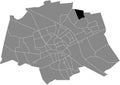Locator map of the BEIJUM-OOST NEIGHBORHOOD, GRONINGEN