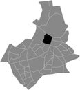 Locator map of the BIEZEN NEIGHBORHOOD, NIJMEGEN