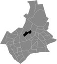 Locator map of the HEES NEIGHBORHOOD, NIJMEGEN