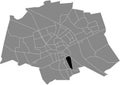 Locator map of the HELPMAN-OOST NEIGHBORHOOD, GRONINGEN