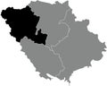 Locator map of the LUBNY RAION, POLTAVA OBLAST