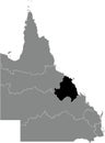 Locator map of the MACKAY, ISAAC AND WHITSUNDAY REGION, QUEENSLAND