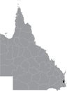 Locator map of the MORETON BAY REGION, QUEENSLAND