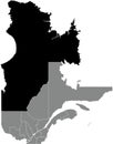 Locator map of the NORD-DU-QUEBEC Region