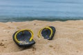 Black flip-flop Royalty Free Stock Photo
