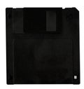 Black floppy disk Royalty Free Stock Photo