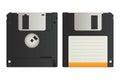 Black Floppy Disk Royalty Free Stock Photo