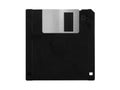 Black floppy disk Royalty Free Stock Photo