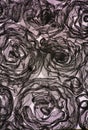 Black floral rose lace fabric texture pattern Royalty Free Stock Photo