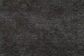 Black fluffy background of soft, fleecy cloth. Texture of light nappy textile, closeup. Royalty Free Stock Photo