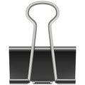 black foldback clip isolated Royalty Free Stock Photo