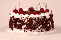 Black Forest Cake with cherry Royalty Free Stock Photo