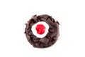 Black forest cup cake Royalty Free Stock Photo