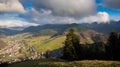 View to mÃÂ¼nstertal in the black forest