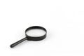 Black frame magnifying glass Royalty Free Stock Photo