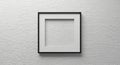 A black-framed square picture frame is Royalty Free Stock Photo
