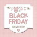 Black friday banner for kids shop