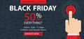 Black friday card Royalty Free Stock Photo