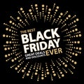 Black friday card Royalty Free Stock Photo