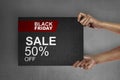 Black friday concept Royalty Free Stock Photo