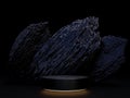 Black friday concept product display podium 3d render