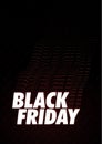 Black Friday on dark background