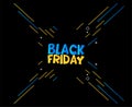 Black Friday Design Vector day 29 November Holiday advertising abstract Sale Royalty Free Stock Photo